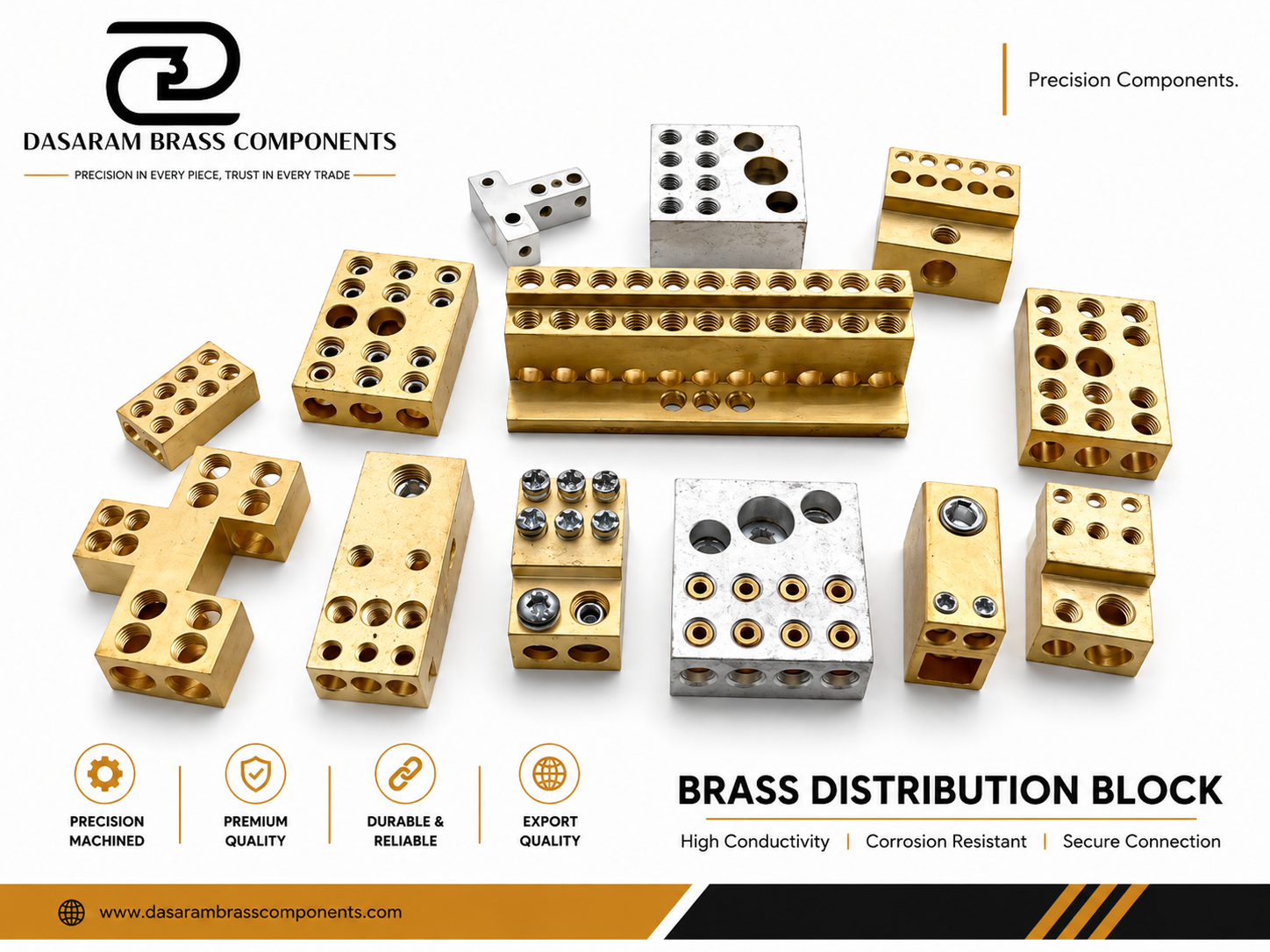 Brass Distribution Block